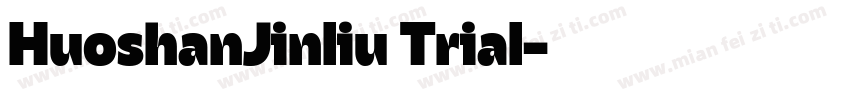 HuoshanJinliu Trial字体转换